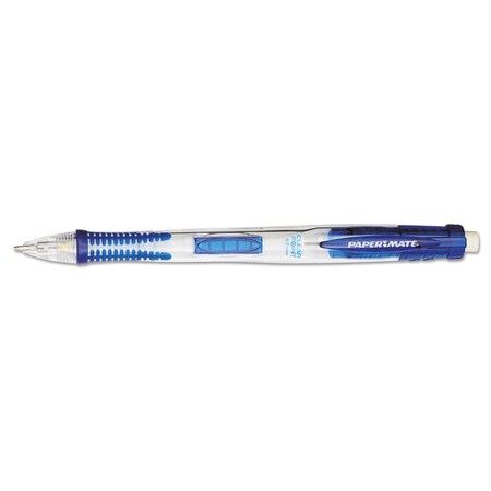 Paper Mate Clear Point MechPencil, 0.7mm, HB #2.5, Black Lead, Blue Barrel, PK12 56043